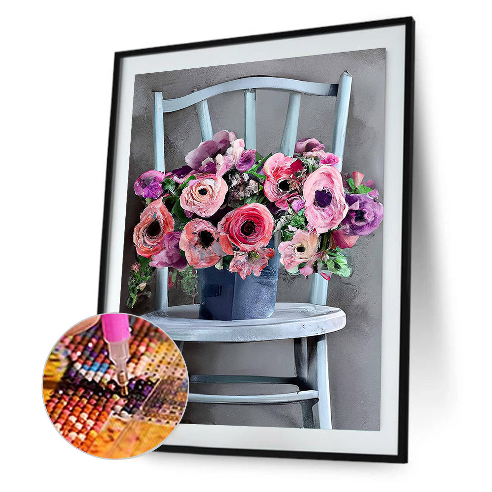 Bouquet Of Roses - Full Round Drill Diamond Painting 30*40CM