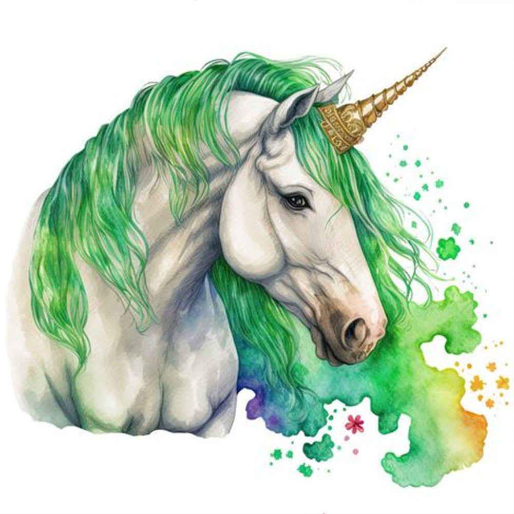 Unicorn - Full Round Drill Diamond Painting 30*30CM