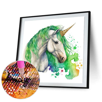 Unicorn - Full Round Drill Diamond Painting 30*30CM