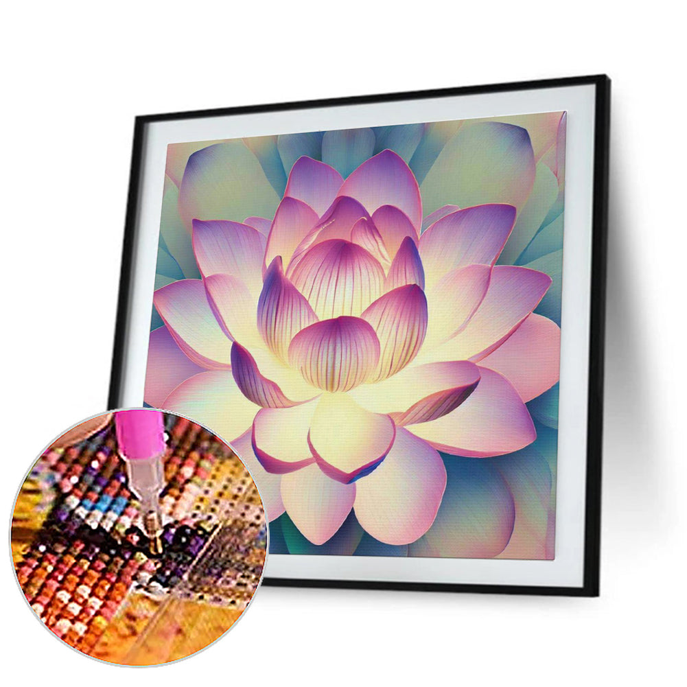 Lotus - Full Round Drill Diamond Painting 30*30CM