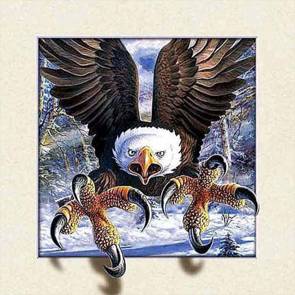 3D Capture Eagle - Full Square Drill Diamond Painting 30*30CM