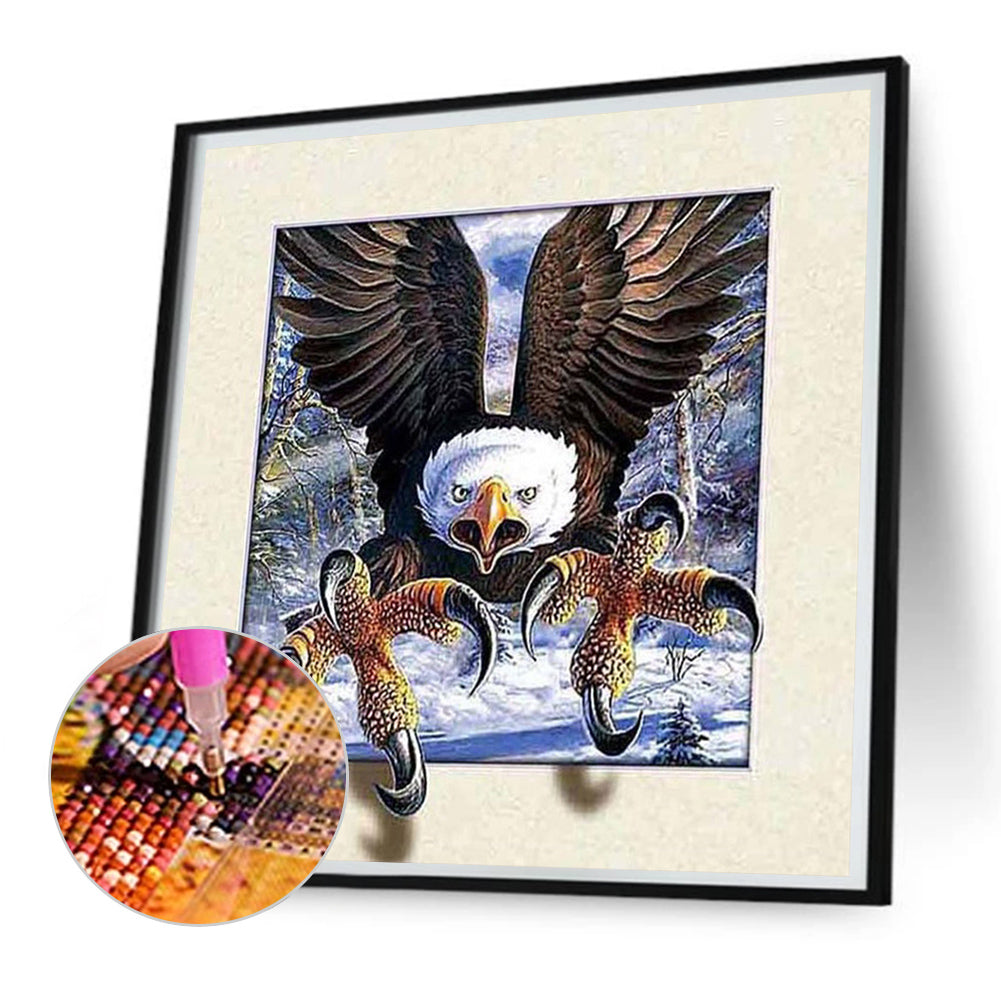 3D Capture Eagle - Full Square Drill Diamond Painting 30*30CM