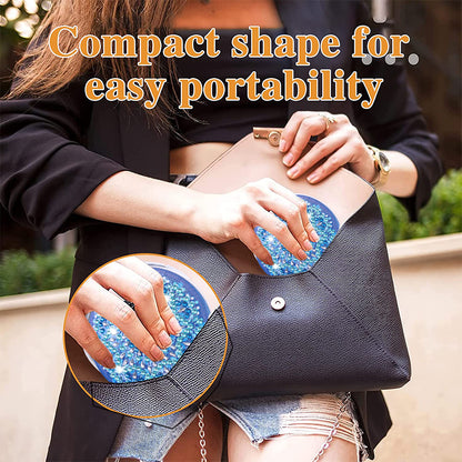 DIY Crystal Diamond Mirror Art Craft Set Datura Diamond Art Mosaic Makeup Mirror