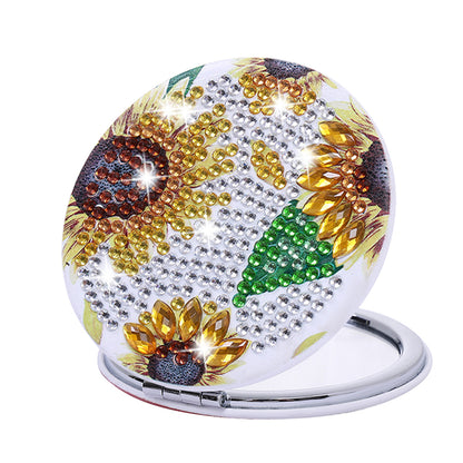 DIY Crystal Diamond Mirror Art Craft Set Sunflower Paint by Number Kits for Girl