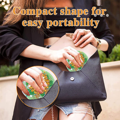 DIY Crystal Diamond Mirror Art Craft Set Sunflower Paint by Number Kits for Girl