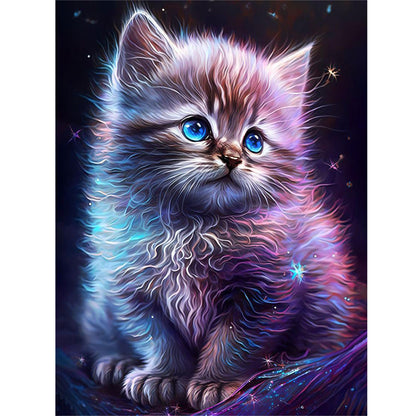 Star Cat - Full Round Drill Diamond Painting 30*40CM