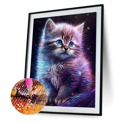 Star Cat - Full Round Drill Diamond Painting 30*40CM