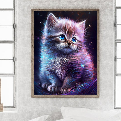 Star Cat - Full Round Drill Diamond Painting 30*40CM