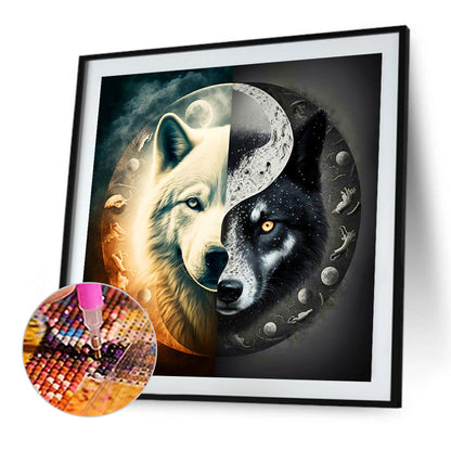 Wolf - Full Round Drill Diamond Painting 40*40CM