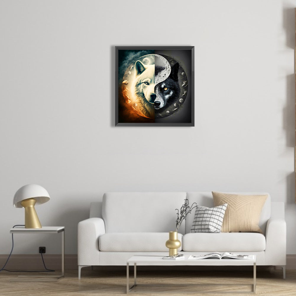 Wolf - Full Round Drill Diamond Painting 40*40CM