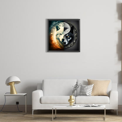 Wolf - Full Round Drill Diamond Painting 40*40CM