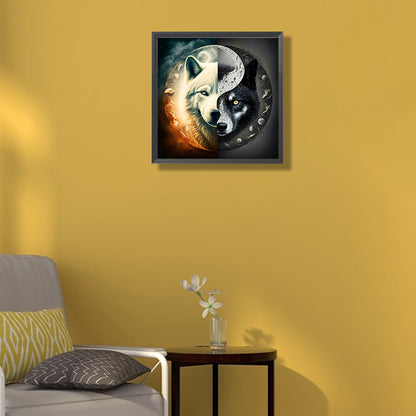 Wolf - Full Round Drill Diamond Painting 40*40CM