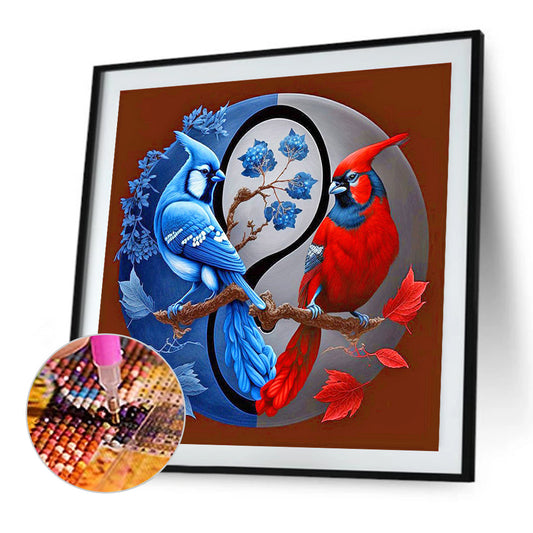 Bird - Full Round Drill Diamond Painting 40*40CM