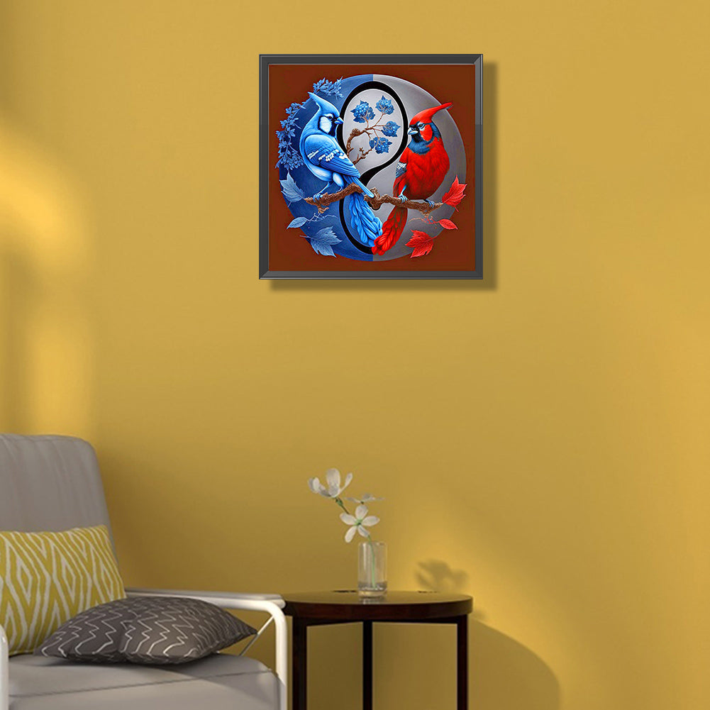 Bird - Full Round Drill Diamond Painting 40*40CM