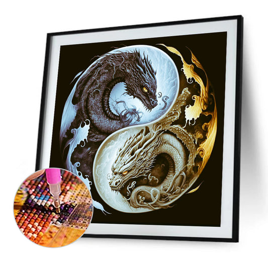 Dragon - Full Round Drill Diamond Painting 40*40CM