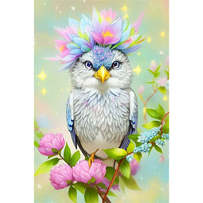 Serious Bird - Full Round Drill Diamond Painting 40*60CM