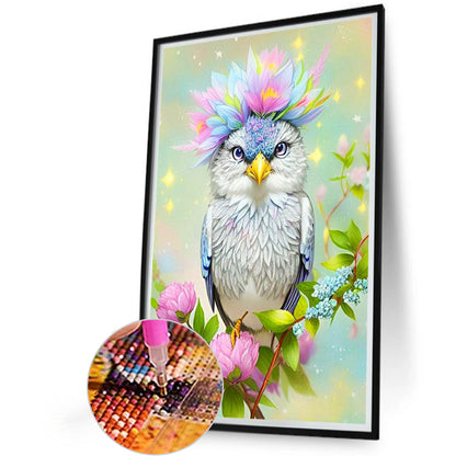 Serious Bird - Full Round Drill Diamond Painting 40*60CM