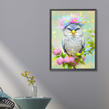 Serious Bird - Full Round Drill Diamond Painting 40*60CM