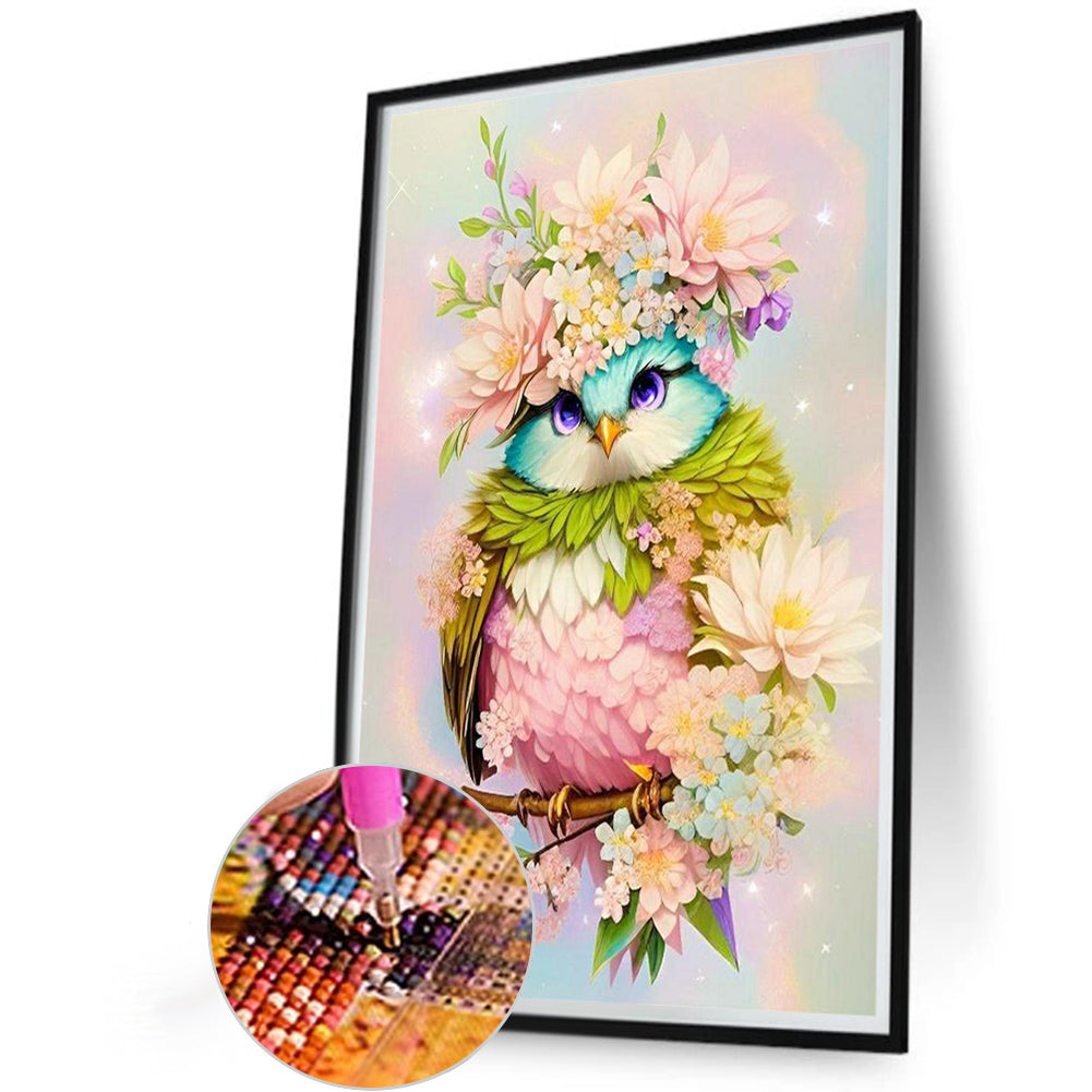 Doubtful Bird - Full Round Drill Diamond Painting 40*60CM