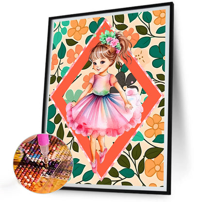 Ballet Girl - Full Round Drill Diamond Painting 30*40CM