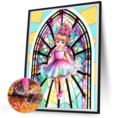 Ballet Girl - Full Round Drill Diamond Painting 30*40CM