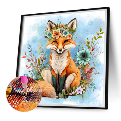 Fox - Full Round Drill Diamond Painting 30*30CM