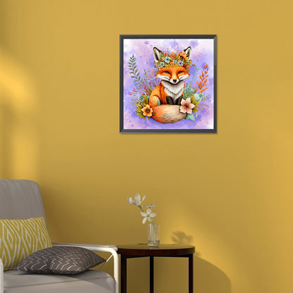 Fox - Full Round Drill Diamond Painting 30*30CM