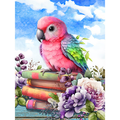 Parrot - Full Round Drill Diamond Painting 30*40CM