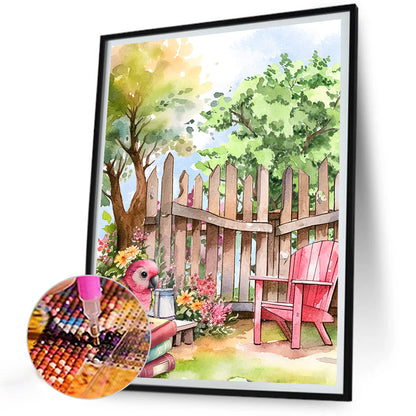 Parrot - Full Round Drill Diamond Painting 30*40CM