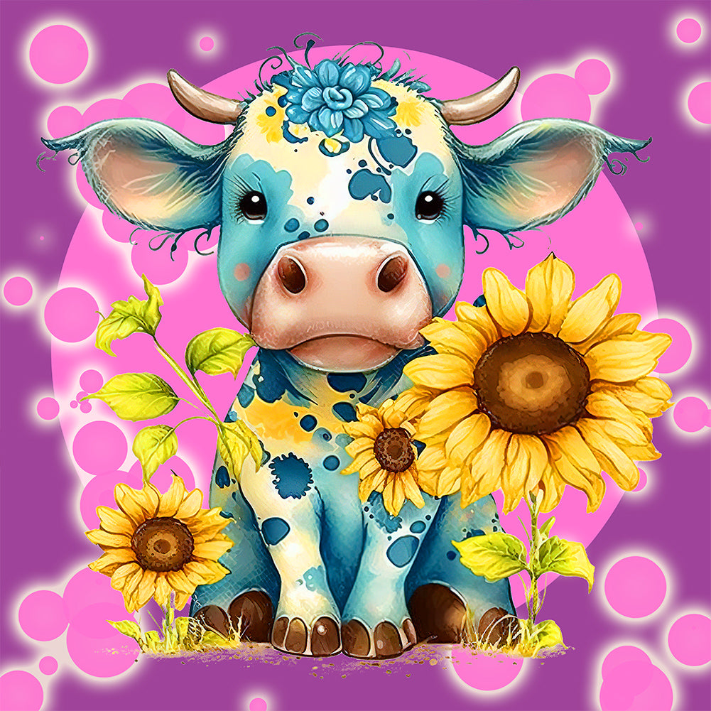 Calf - Full Round Drill Diamond Painting 30*30CM