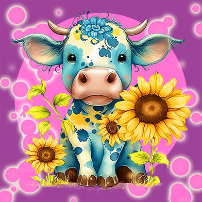 Calf - Full Round Drill Diamond Painting 30*30CM