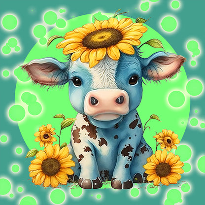 Calf - Full Round Drill Diamond Painting 30*30CM
