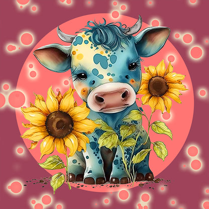 Calf - Full Round Drill Diamond Painting 30*30CM