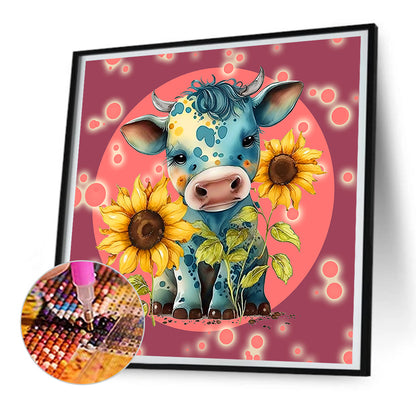 Calf - Full Round Drill Diamond Painting 30*30CM