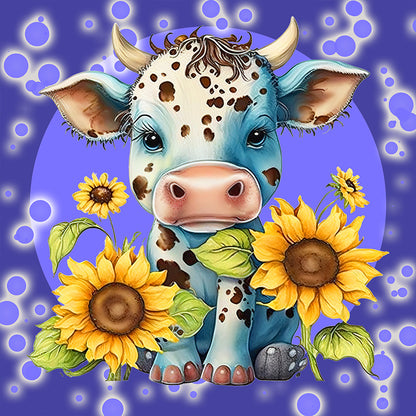 Calf - Full Round Drill Diamond Painting 30*30CM