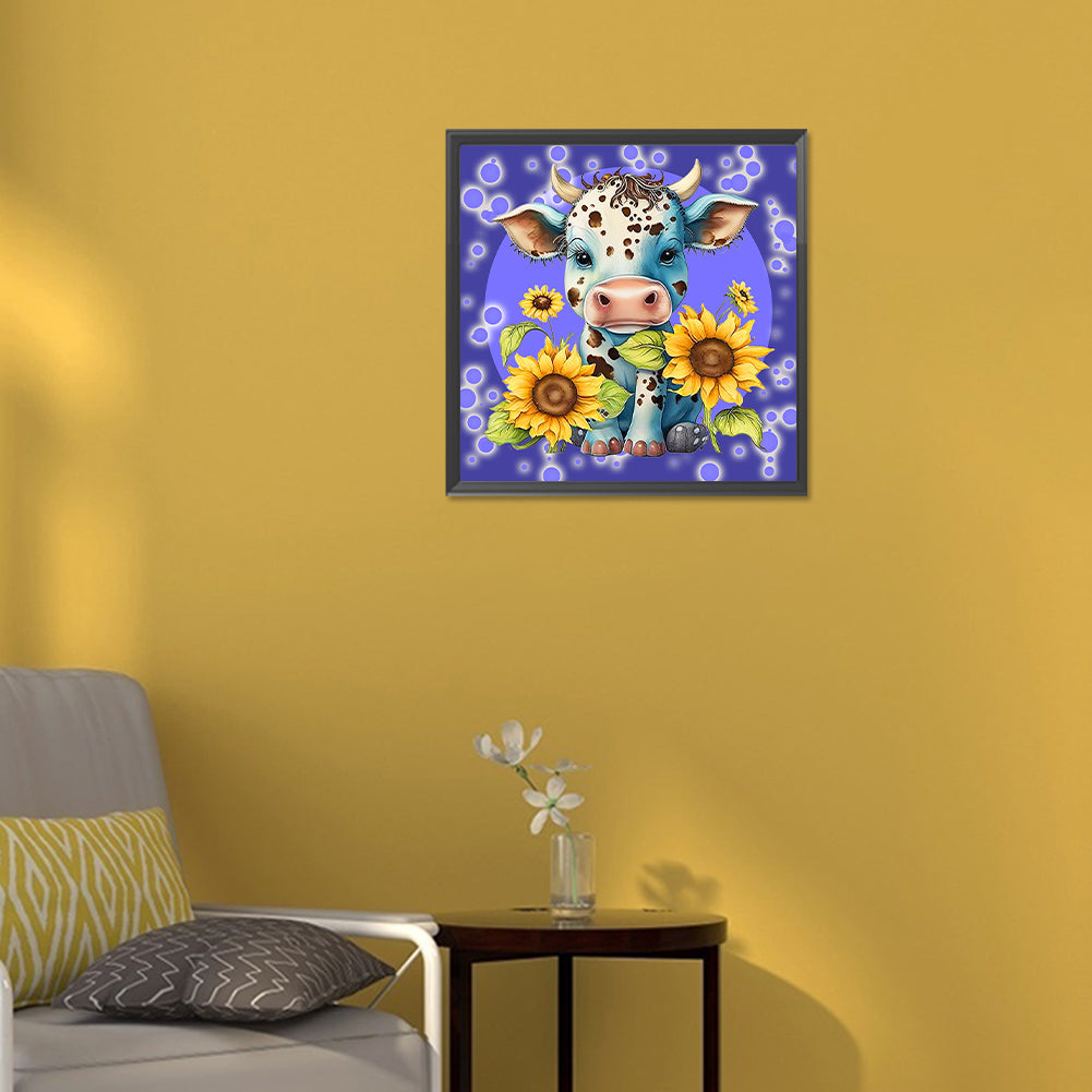 Calf - Full Round Drill Diamond Painting 30*30CM