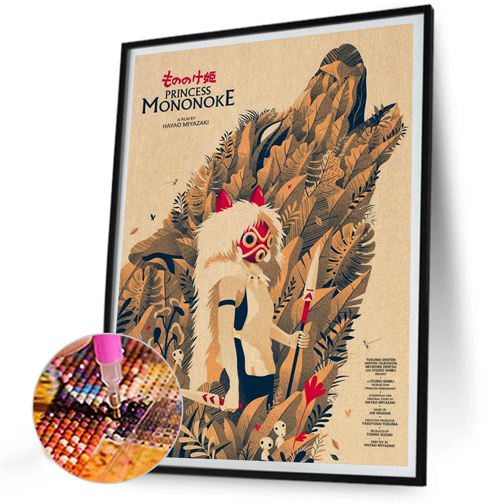 Magic Princess Pictorial - Full Round Drill Diamond Painting 30*40CM