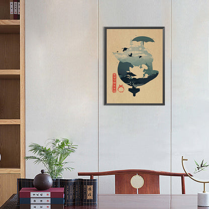 My Neighbor Totoro Pictorial - Full Round Drill Diamond Painting 30*40CM