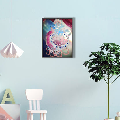 Peacock Pendant - Special Shaped Drill Diamond Painting 30*40CM