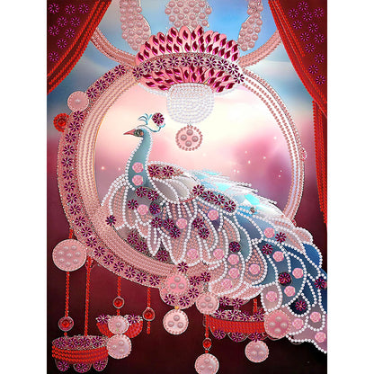 Peacock Pendant - Special Shaped Drill Diamond Painting 30*40CM