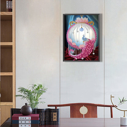 Peacock Pendant - Special Shaped Drill Diamond Painting 30*40CM