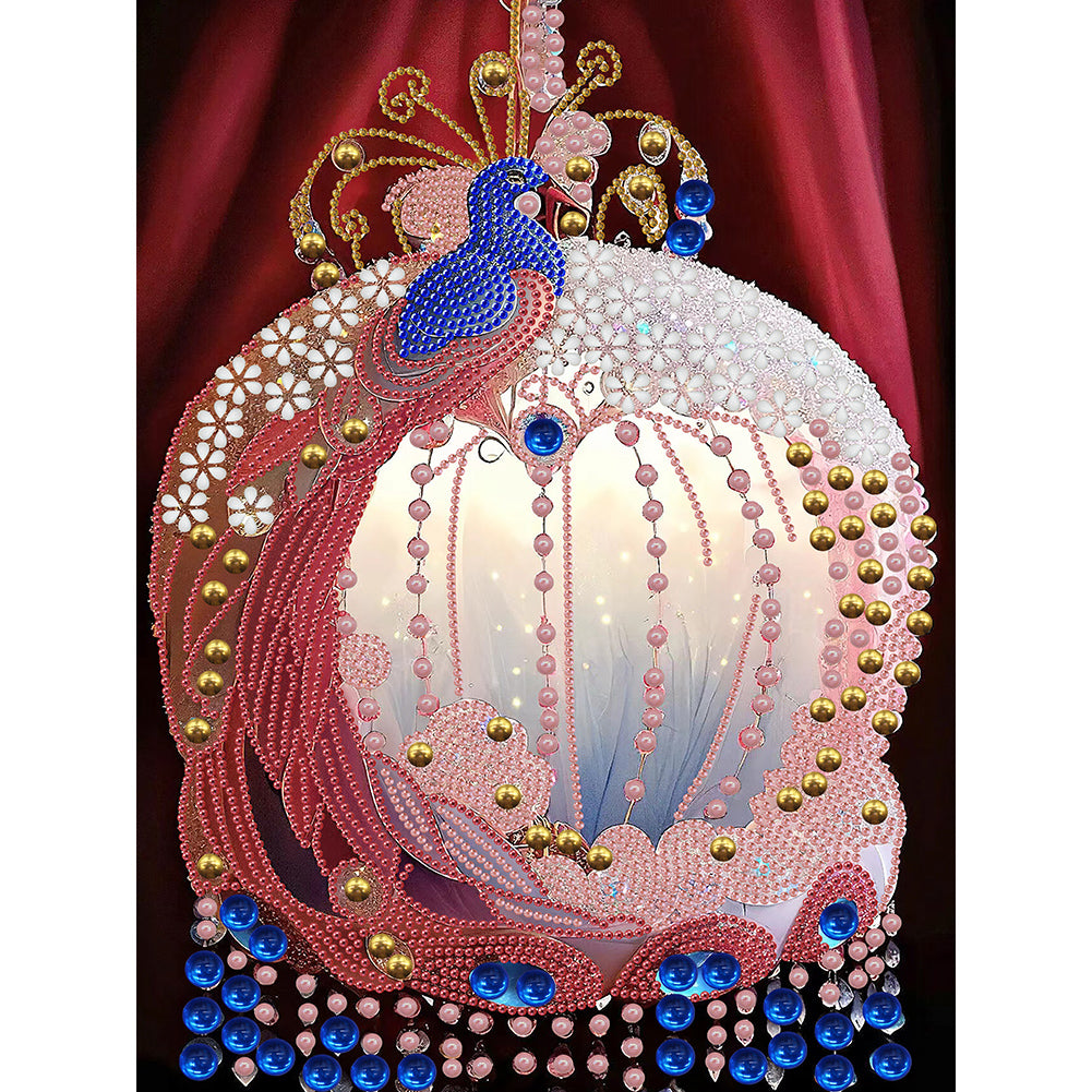 Peacock Pendant - Special Shaped Drill Diamond Painting 30*40CM