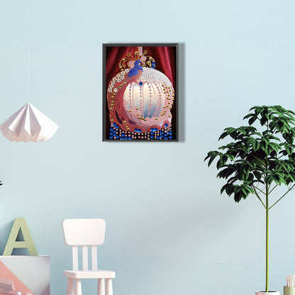 Peacock Pendant - Special Shaped Drill Diamond Painting 30*40CM