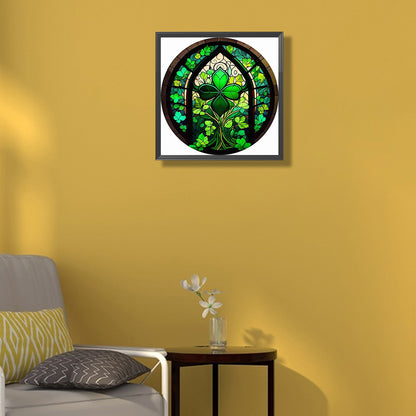 Four-Leaf Clover - Full Round Drill Diamond Painting 35*35CM