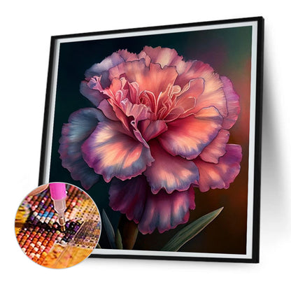 Hibiscus - Full Round Drill Diamond Painting 30*30CM