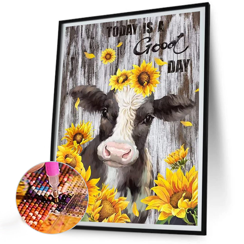 The Cow - Full Round Drill Diamond Painting 30*40CM