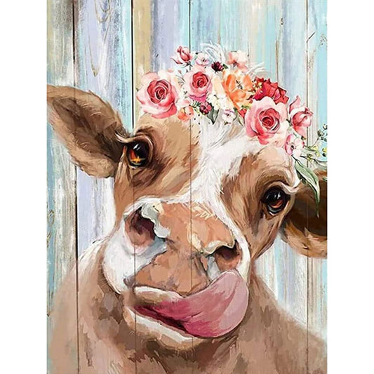 The Cow - Full Round Drill Diamond Painting 30*40CM