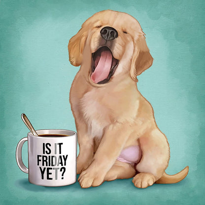 Puppy - Full Round Drill Diamond Painting 30*30CM