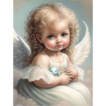 Angel Child - Full Round Drill Diamond Painting 30*40CM