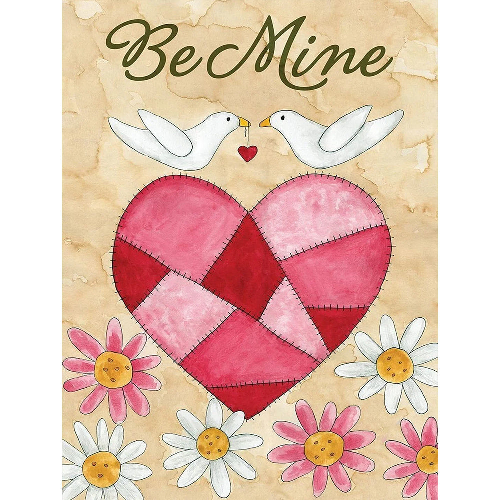 Love - Full Round Drill Diamond Painting 30*40CM